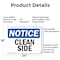 Signmission Clean Side, 24 in W x Rectangle, Aluminum OS-2PACK-NS-A-1824-L-10623 - alternate 7